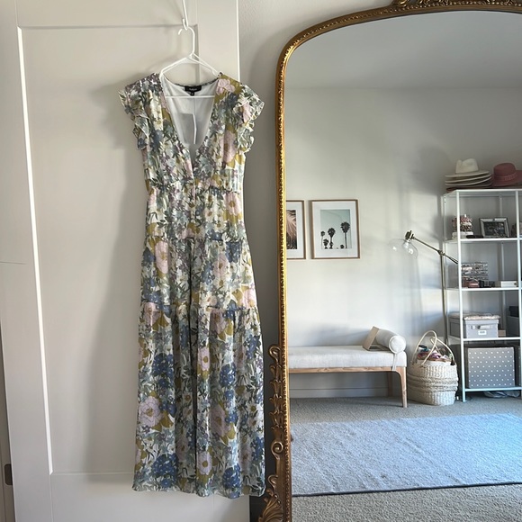 Floral Maxi Dress size M - Picture 2 of 4